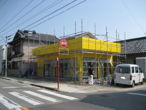 パル西尾一色店建設中